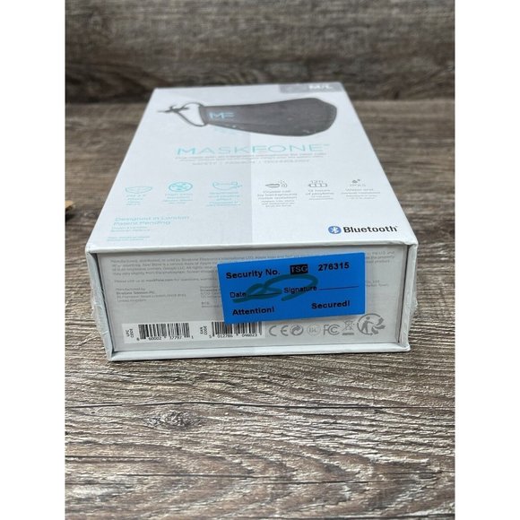 MASKFONE Smart Mask with Microphone Bluetooth Wireless Filters Earbuds Mask M/L - Picture 7 of 7